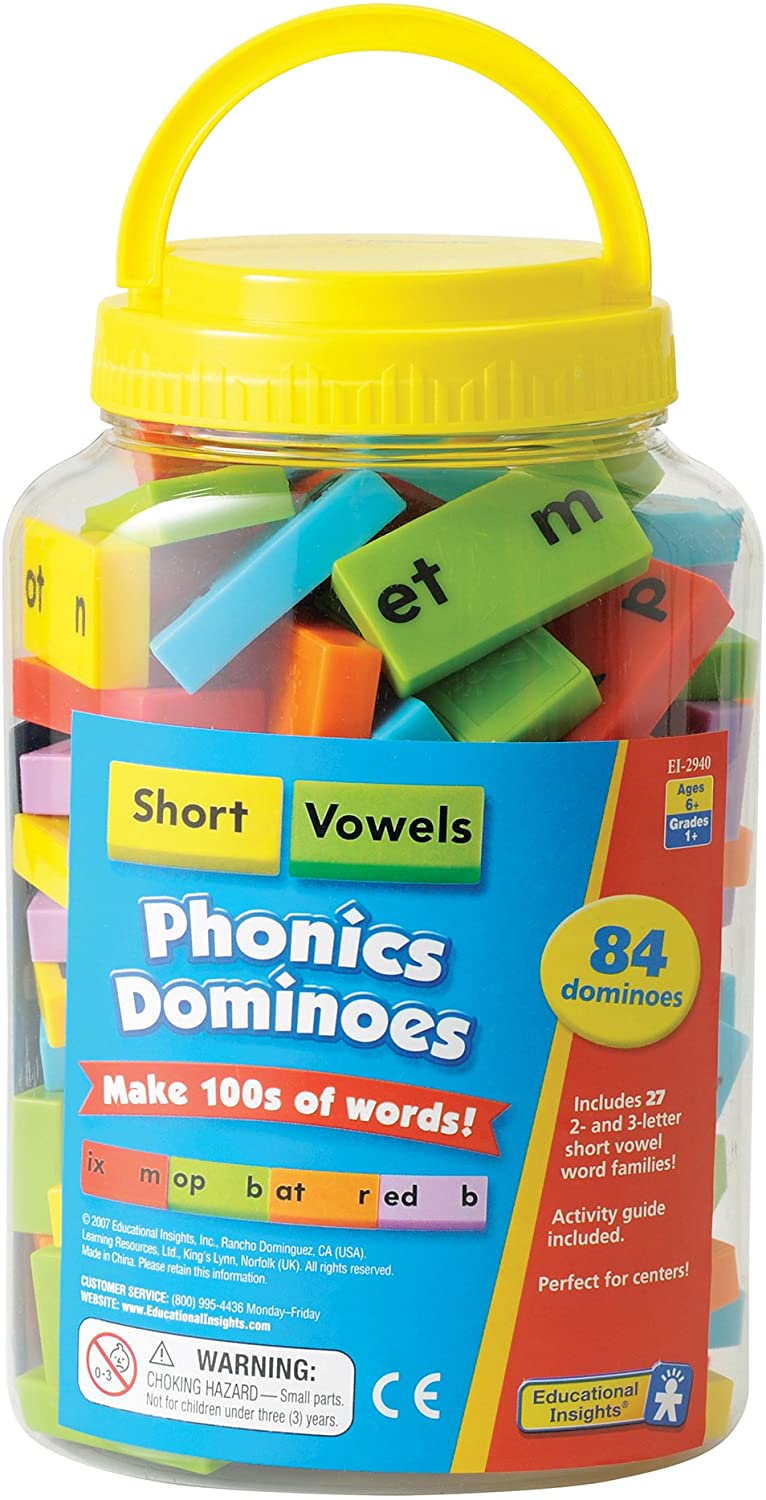Phonics Dominoes: Short Vowels