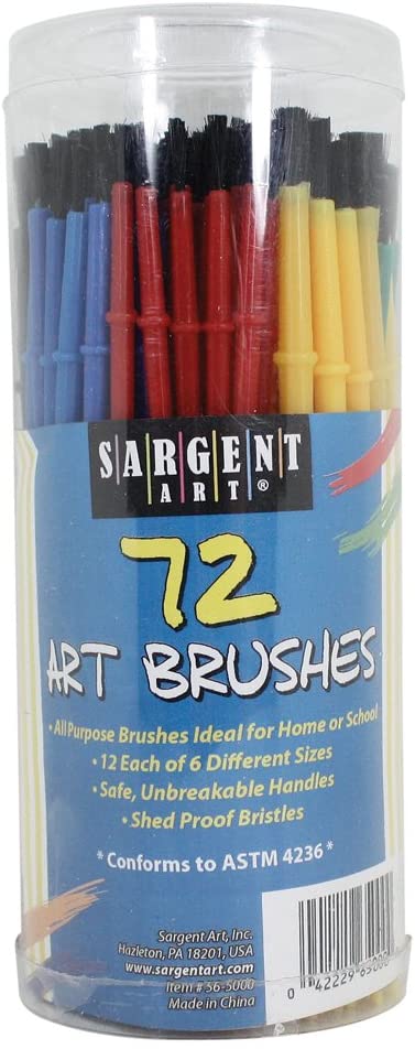 Paint Brushes: 72ct