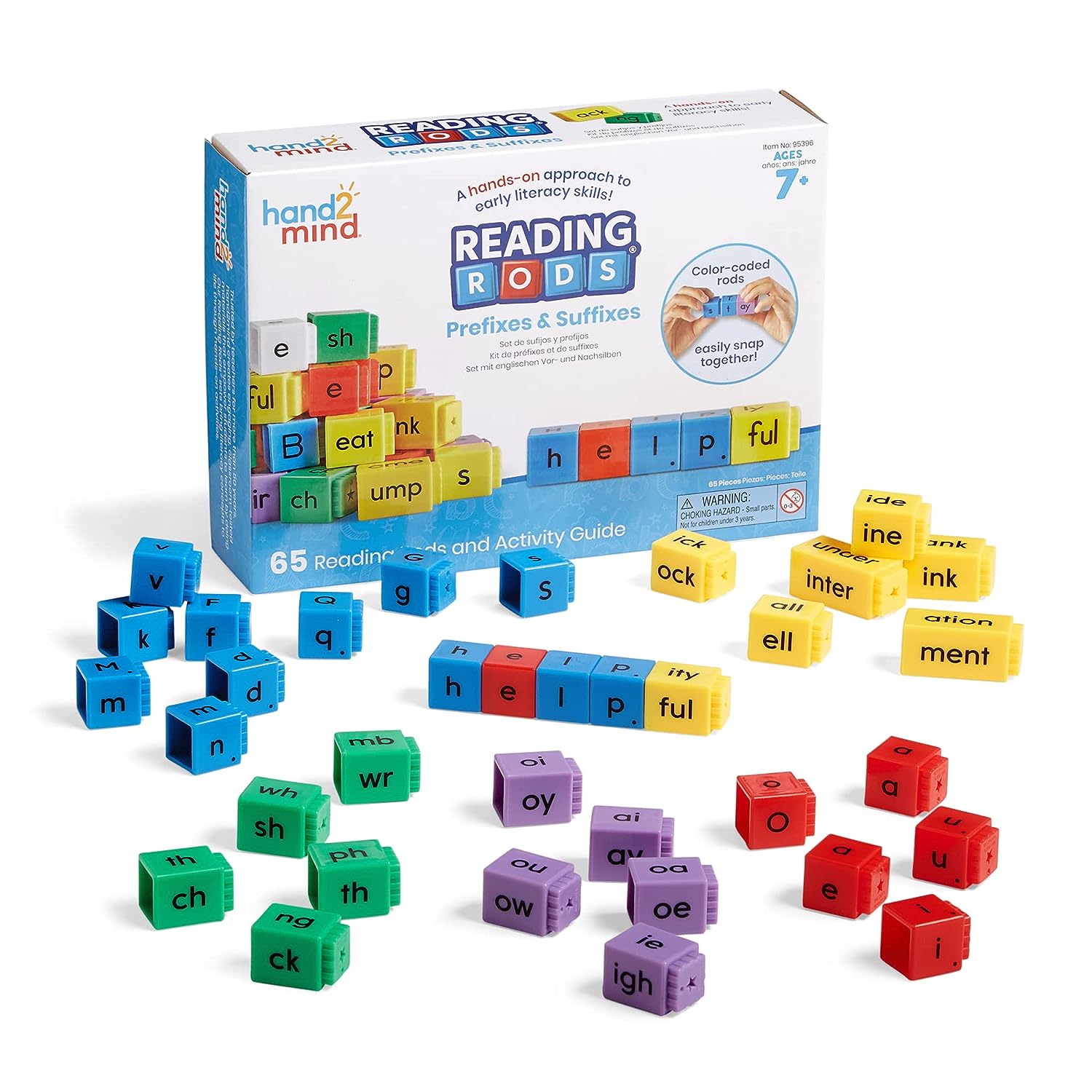 Reading Rods® Prefixes & Suffixes Set