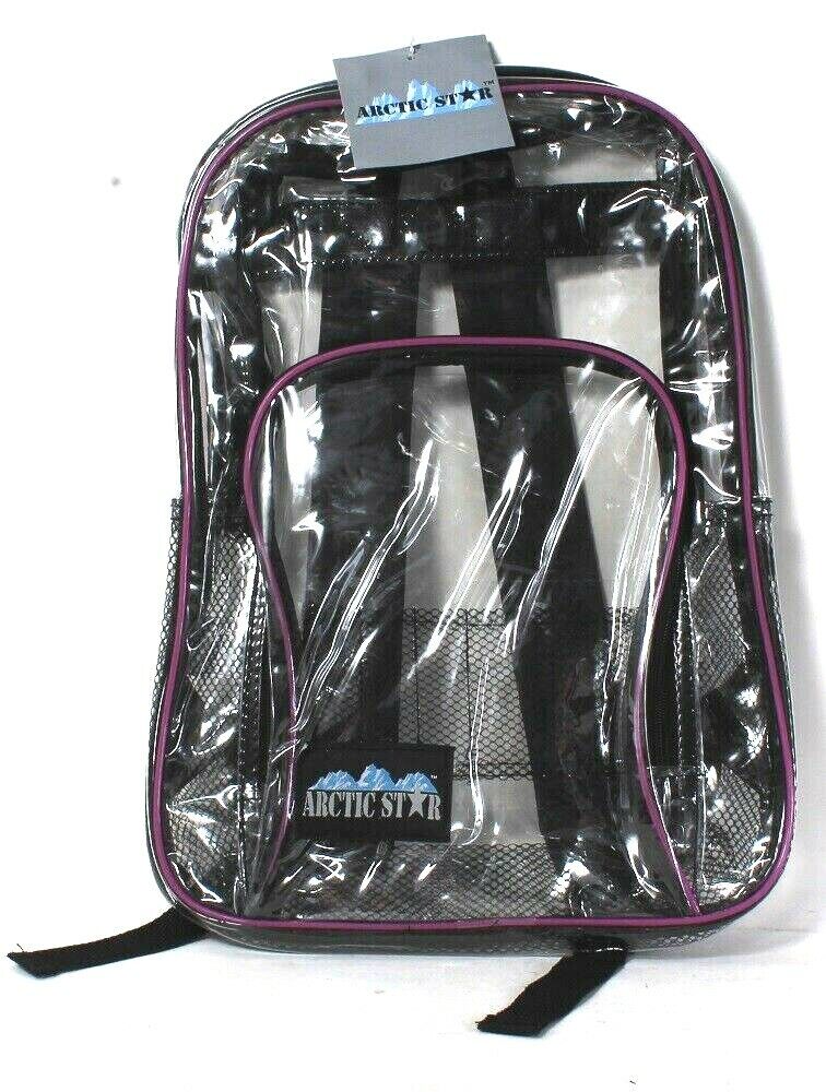 17" Clear Backpack Assortment (Carton of 24)