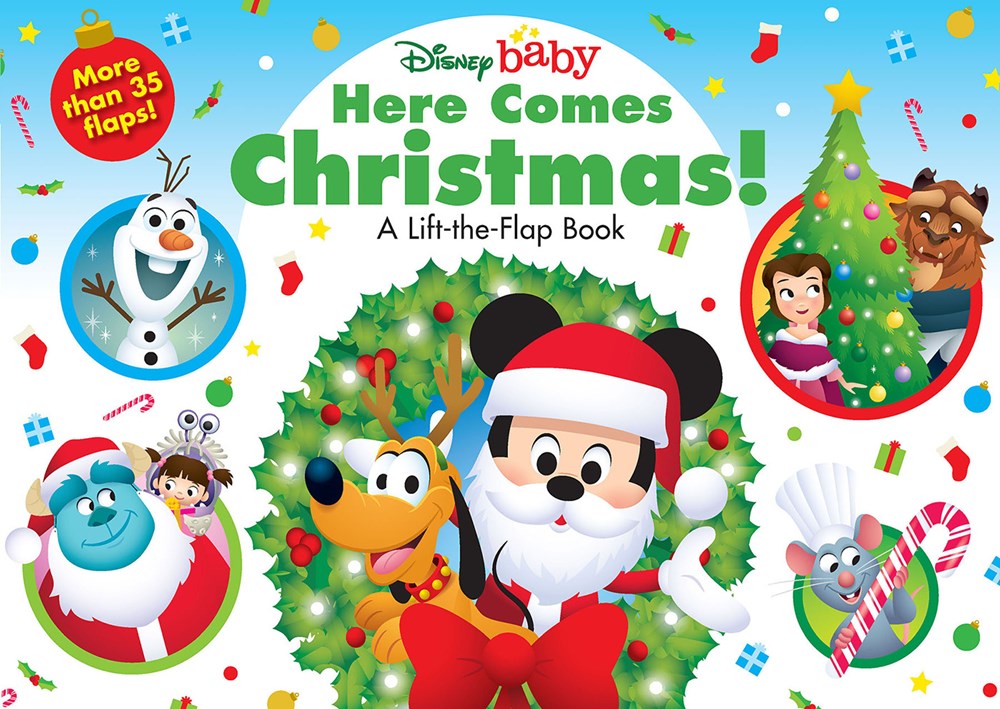 Disney Baby: Here Comes Christmas! (Carton of 34 Board Books)