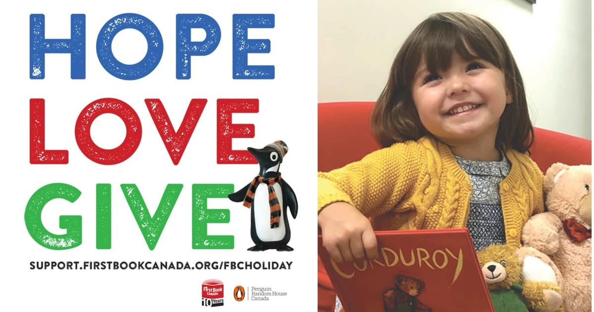 Penguin Random House Canada to partner with First Book Canada for holiday book matching campaign