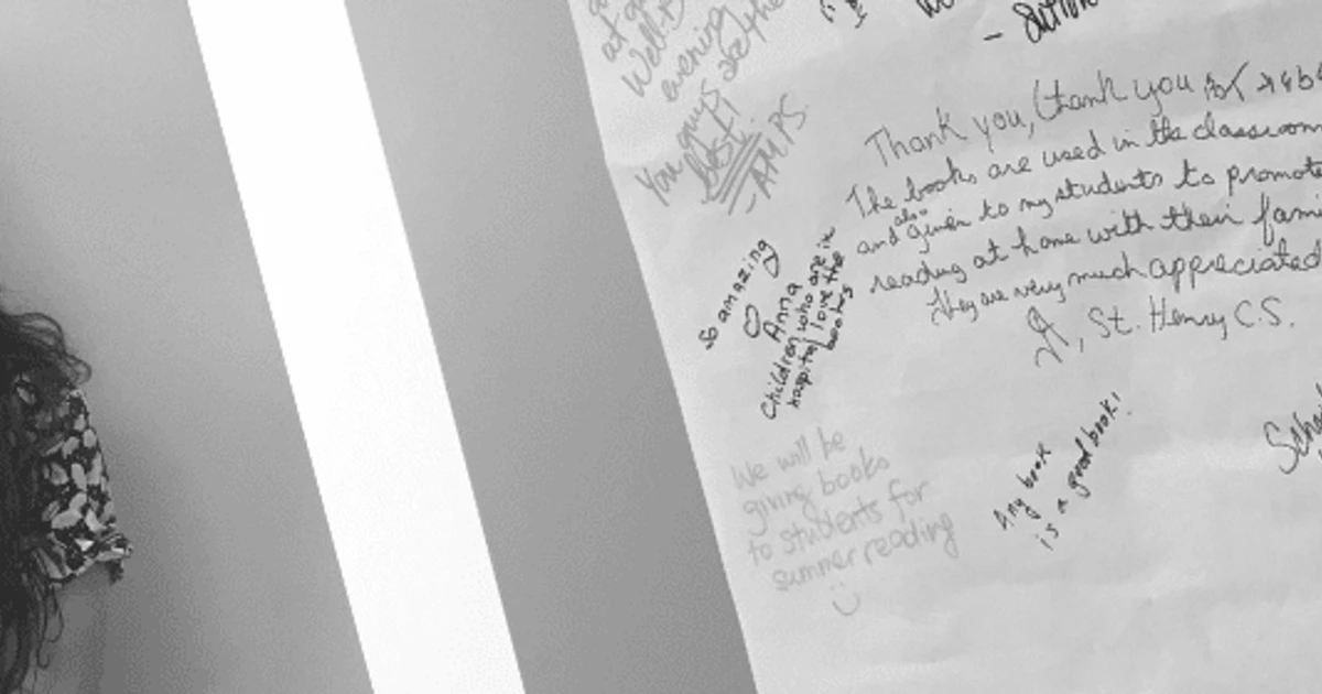 Behind the Scenes at First Book Canada: Tessa