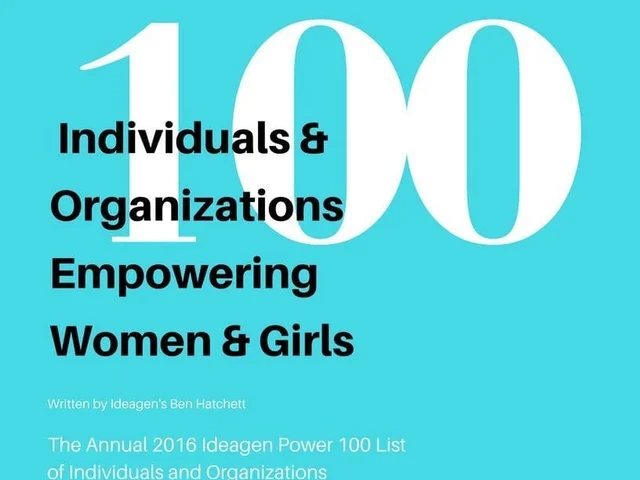The 2016 Ideagen Power 100 List of Individuals Empowering Women and Girls