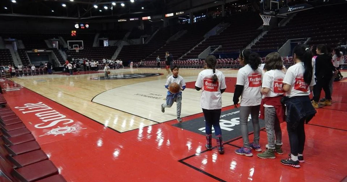 First Book Canada and Raptors 905 Celebrate the Conclusion of the 2019 Raptors 905 Reading Challenge