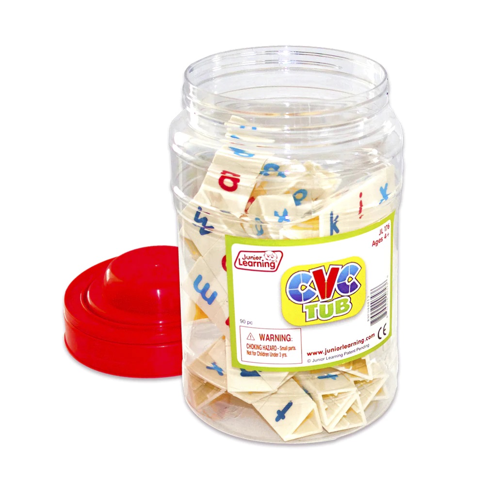 Consonant-Vowel-Consonant Tri-Blocks Tub