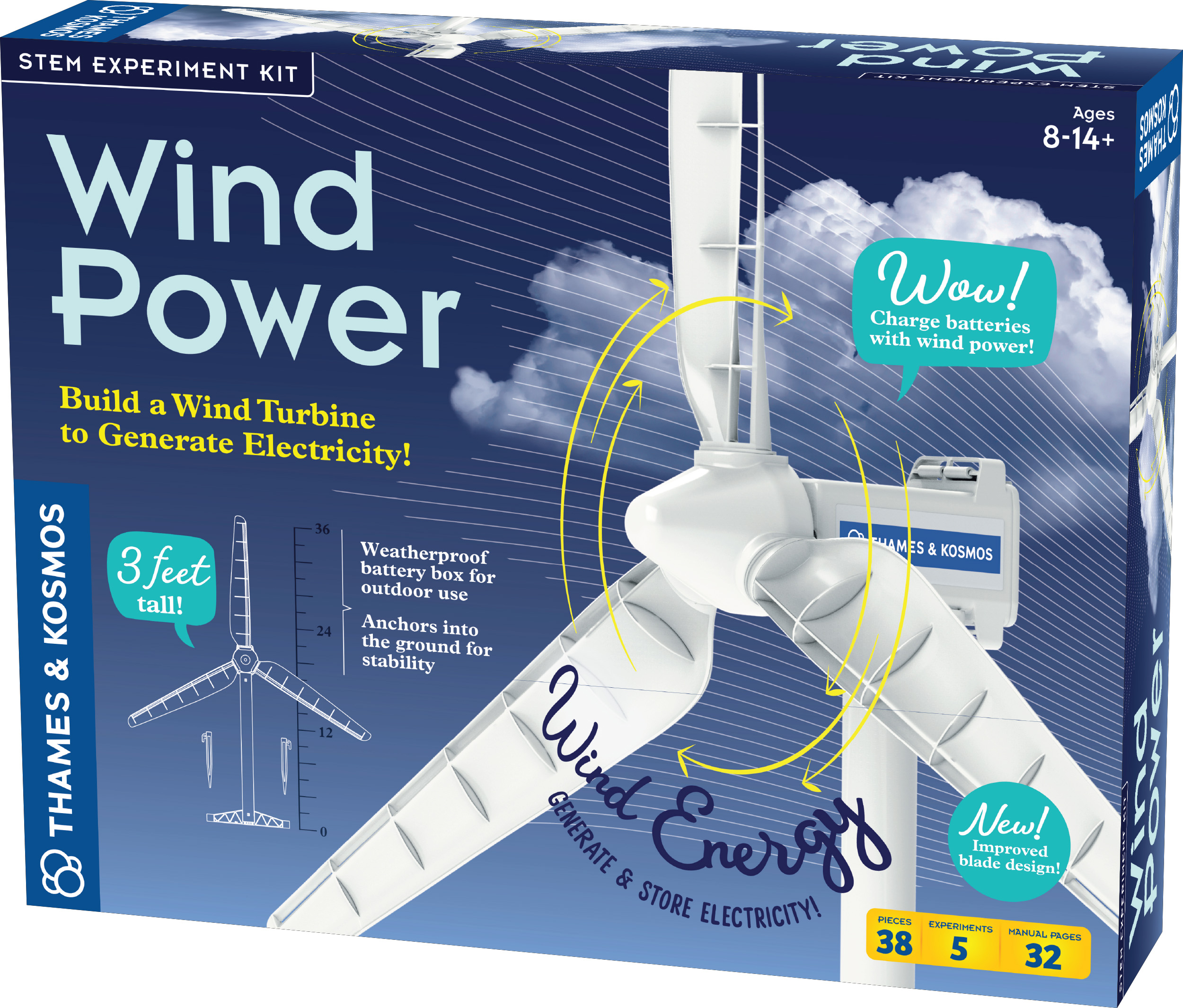 Wind Power STEM Experiment Kit (version 4.0)