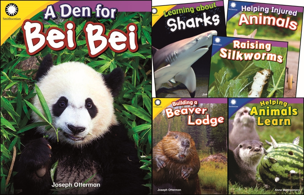 Smithsonian Informational Text: Animals (Collection of 6 Paperback Books)