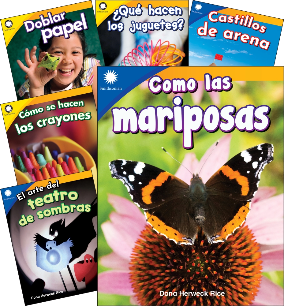 Smithsonian Informational Text: Fun in Action (Spanish Edition) (Collection of 6 Paperback Books)