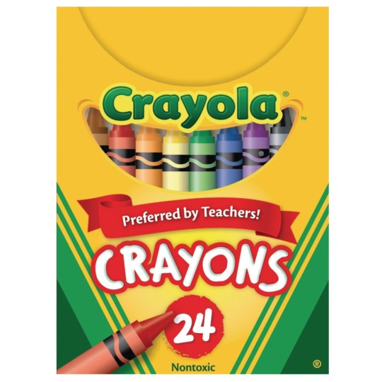 Crayons: Crayola, 24-Count Tuck Box (Carton of 48 Boxes)