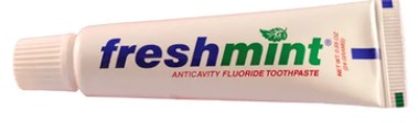 Freshmint Anticavity Flouride Toothpaste (Carton of 72 3 oz Tubes)