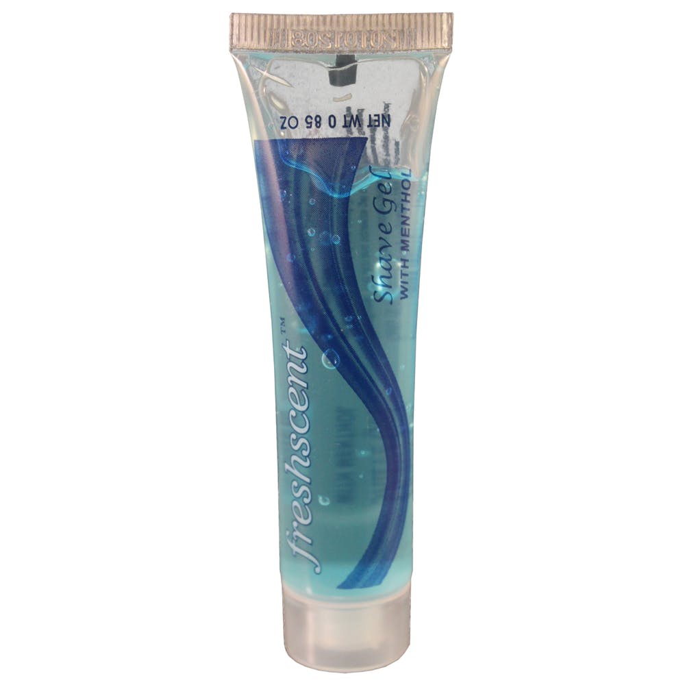 Menthol Shave Gel (Carton of 144 .85 oz Tubes)