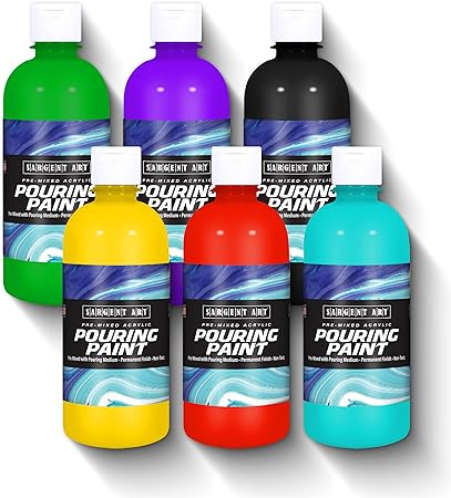16 oz Bottle Pouring Paint (Set of 6)