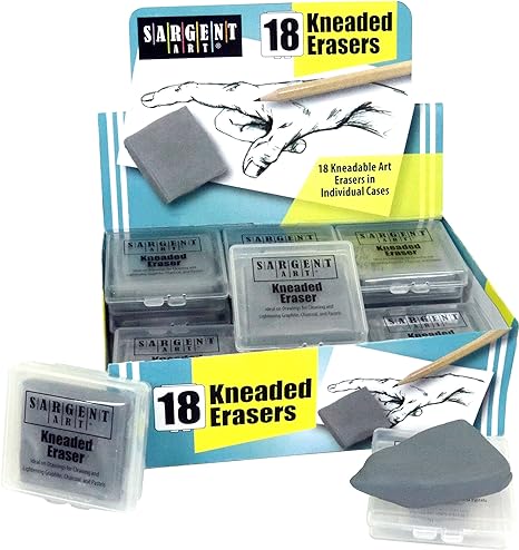18 Count Box Kneaded Erasers (Carton of 20)