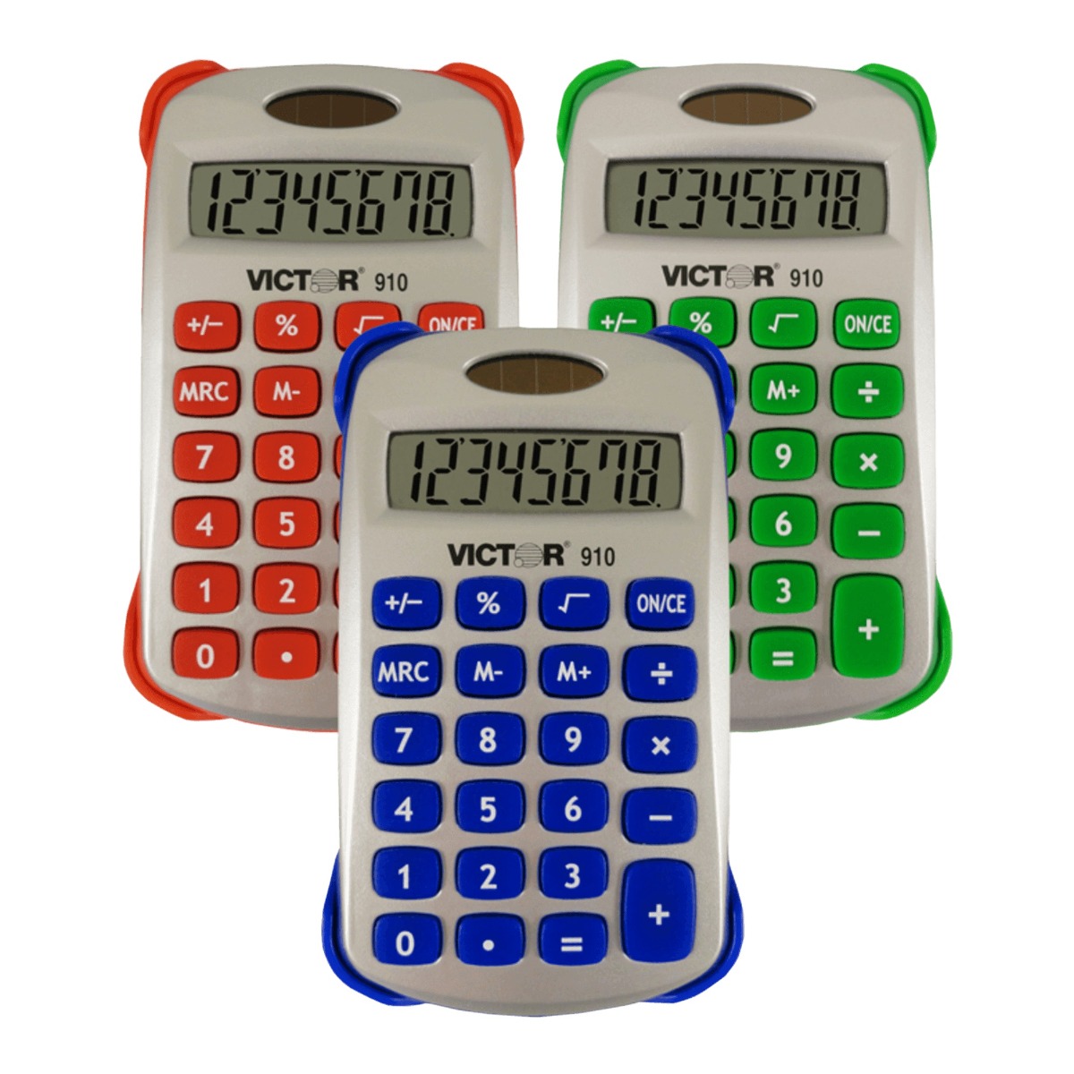 Calculator, 8-Digit, Pocket, Snap-On Cover (Carton of 10 Calculators)