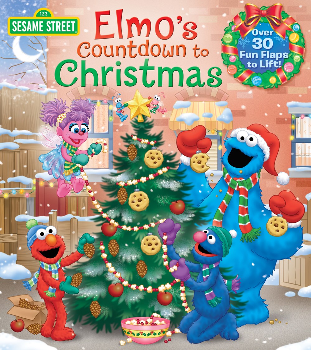 Sesame Street: Elmo's Countdown to Christmas (Carton of 60 Board Books)