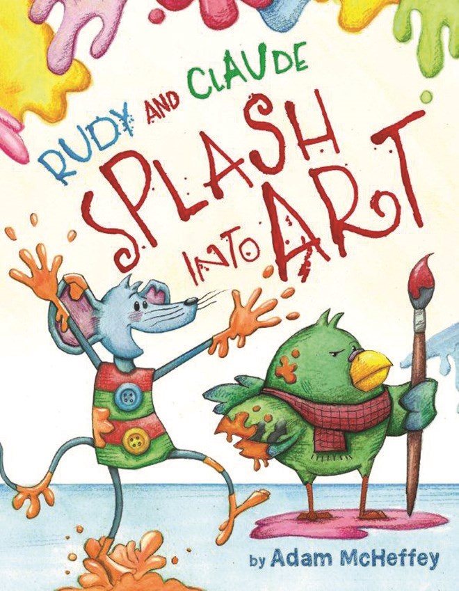 Rudy and Claude Splash Into Art (Carton of 32 Hardcover Books)
