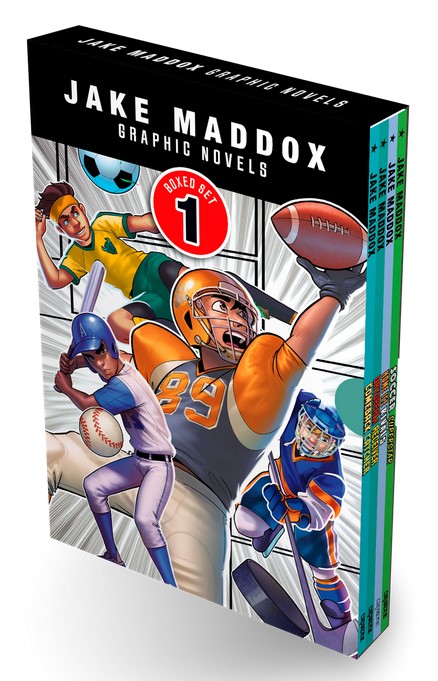 Jake Maddox Graphic Novels Set #1 (Carton of 6 Paperback Boxed Sets)