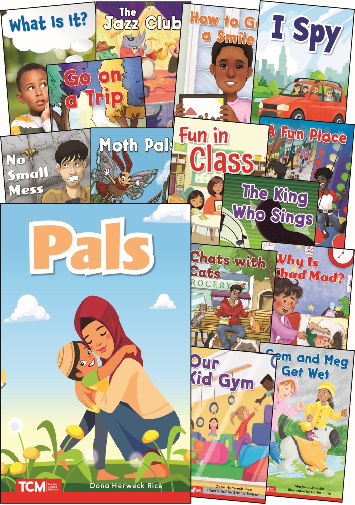 Decodable Books Grade 1 Set 1 (Collection of 15 Paperback Books)
