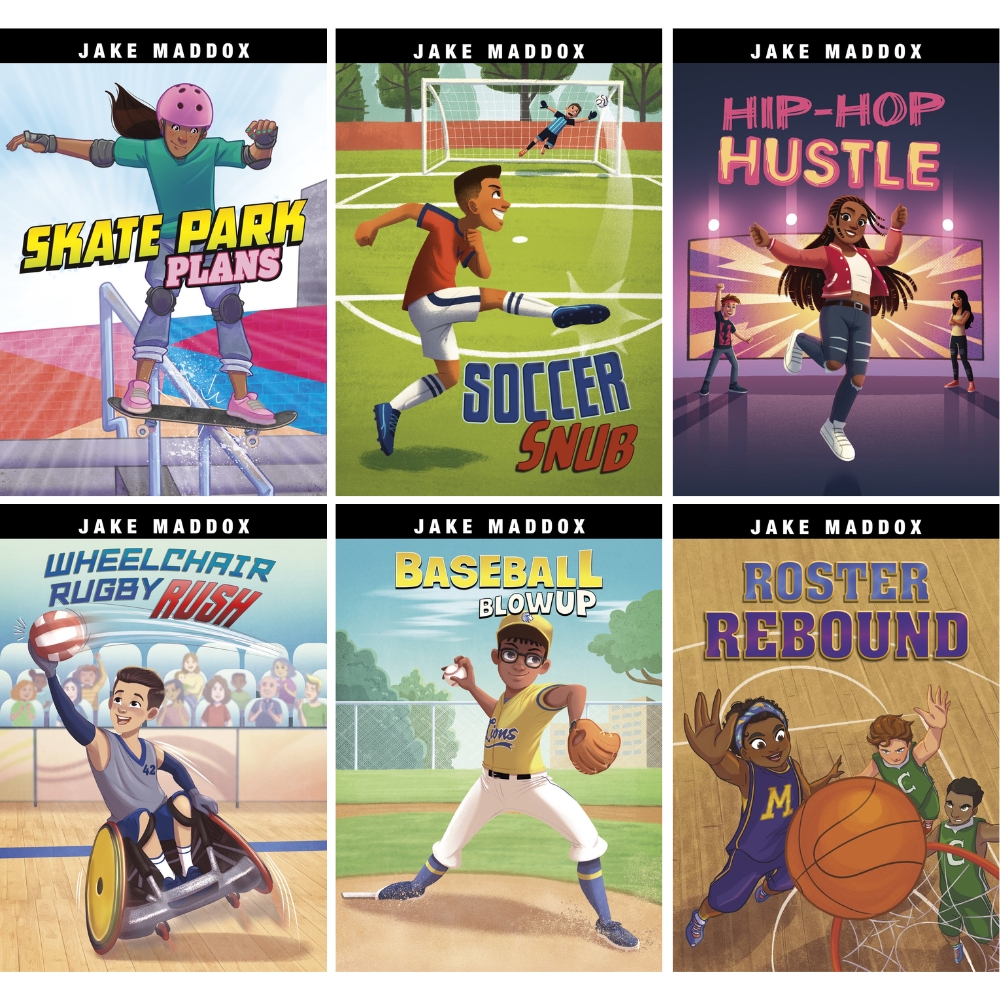Jake Maddox Sports Stories (Carton of 30 Paperback Books)