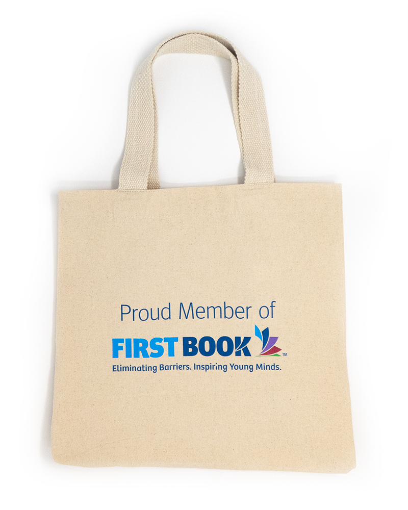 Small Cotton First Book Tote Bag
